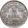 Купить Германия 1/2 марки (mark) 1916 D знак монетного двора: "D" - Мюнхен, в слабе Монетник.ру MS63