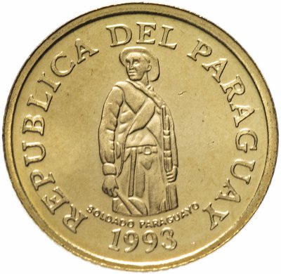 Купить Парагвай 1 гуарани (guarani) 1993