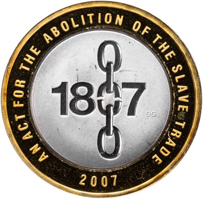 купить Великобритания 2 фунта (pounds) 2007 "200 лет со дня отмены работорговли в Британской Империи"
