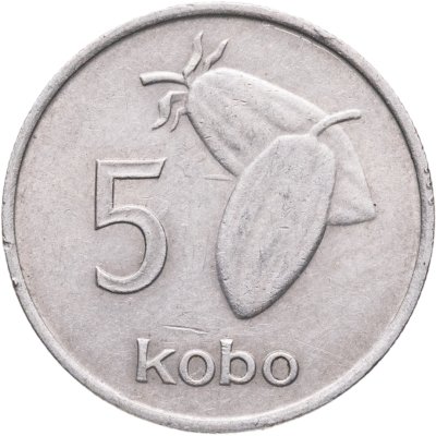 купить Нигерия 5 кобо (kobo) 1973