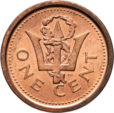 купить Барбадос 1 цент 2010