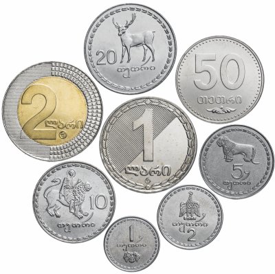 Купить Грузия набор монет 1993-2006 (8 штук)