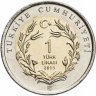 Купить Турция комплект из 2х монет 1 лира 2015 "Фауна Турции - Муфлон и Варан"