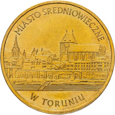 купить Польша 2 злотых 2007 "Памятники Польши - Средневековый город Торунь"