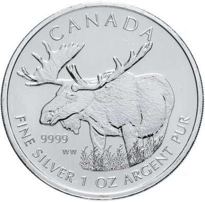 купить Канада 5 долларов (dollars) 2012 "Дикая фауна Канады - Лось"