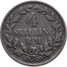 Купить Дания 4 скиллинга ригсмонт (скиллинга-ригсмёнт, skilling rigsmont) 1854