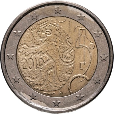 купить Финляндия 2 евро 2010 "150 лет финской валюте"