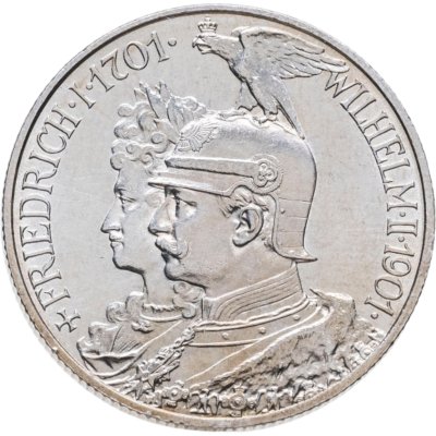 купить Германия (Империя) 2 марки (mark) 1901 "200 лет Пруссии"