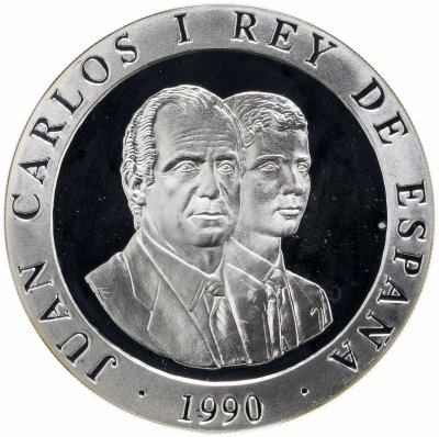 купить Испания 2000 песет (pesetas) 1990 XXV Летние Олимпийские игры, Барселона 1992 - человеческая пирамида