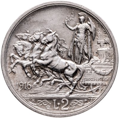купить Италия 2 лиры 1916