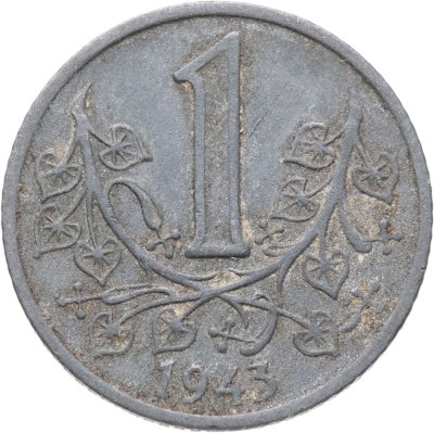 купить Богемия и Моравия 1 крона (crown) 1943