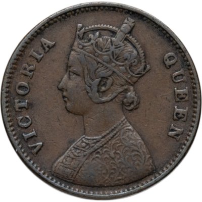 купить Британская Индия 1/4 анны (anna) 1862