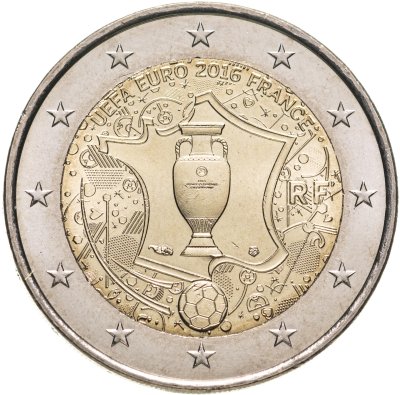 купить Франция 2 евро 2016 "Чемпионат Европы по футболу 2016"