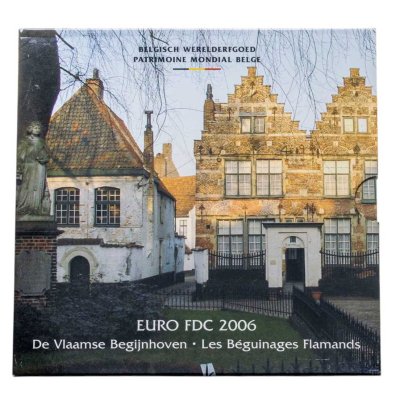 купить Бельгия годовой набор евро 2006 (8 монет + жетон в буклете)