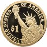 Купить США 1 dollar (доллар) 2011 "17-й президент США - Эндрю Джонсон", знак монетного двора "S" - Сан-Франциско