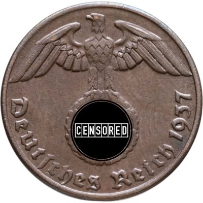 купить Германия (Третий рейх) 1 рейхспфенниг (reichspfennig) 1937 A