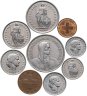 Купить Швейцария набор монет 1974-1980 (9 шт)