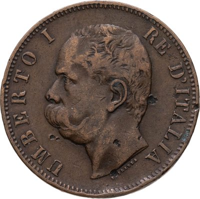 купить Италия 10 чентезимо (centesimi) 1893 R знак монетного двора: "R" - Рим