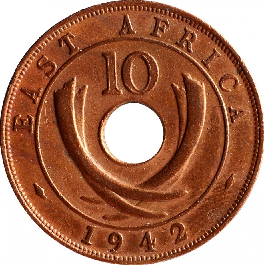 купить Западная Африка 10 центов 1942