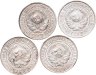 Купить Набор из 4 монет 10 копеек 1927-1928