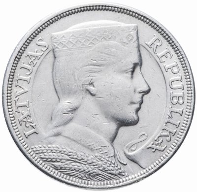Купить Латвия 5 латов (lati) 1929
