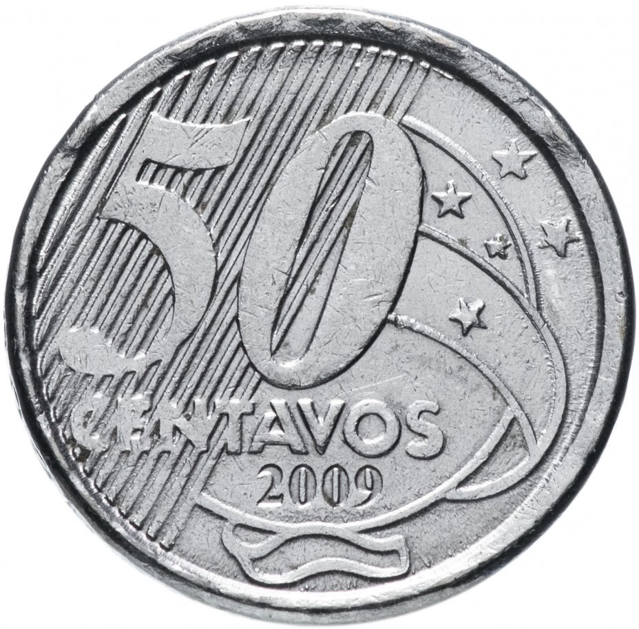 купить Бразилия 50 сентаво 2009 г.