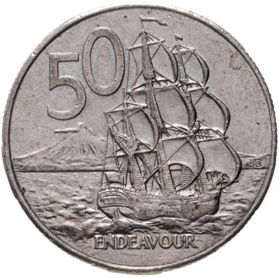 купить Новая Зеландия 50 центов (cents) 1986-1998, случайный год