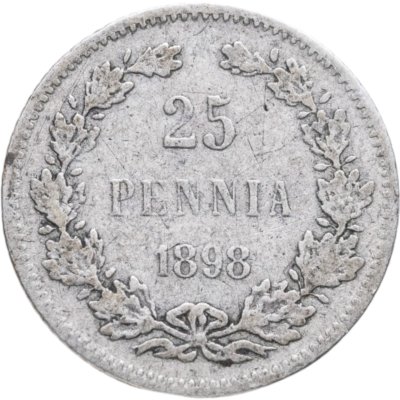 купить 25 пенни (pennia) 1898 L Российская Финляндия