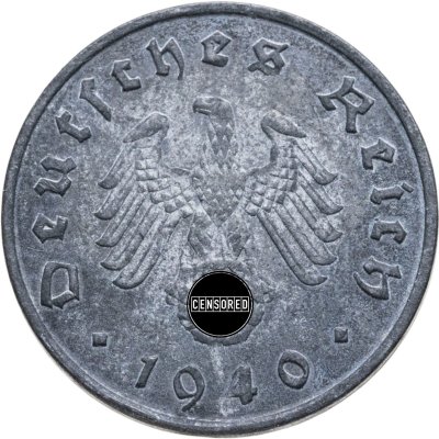 купить Германия (Третий рейх) 10 рейхспфеннигов (reichspfennig) 1940 A