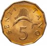 Купить Танзания 5 центов (cents) 1976