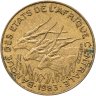 Купить Центральная Африка (BEAC) 5 франков (francs) 1983