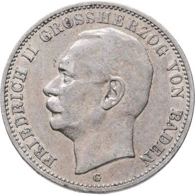 купить Германская Империя, Баден 3 марки 1910
