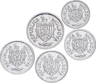 купить Молдова набор монет 1993-2013 (5 штук)