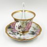 Купить Чайная пара с ложечкой, фарфор, деколь, золочение, Elan Gallery, фарфор, деколь, золочение, Elan Gallery, Россия, 2000-2015 гг.