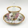 Купить Чайная пара с ложечкой, фарфор, деколь, золочение, Elan Gallery, фарфор, деколь, золочение, Elan Gallery, Россия, 2000-2015 гг.