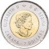 Купить Канада 2 доллара 2019 "75 лет высадке союзников в Нормандии (D-Day)", цветное покрытие