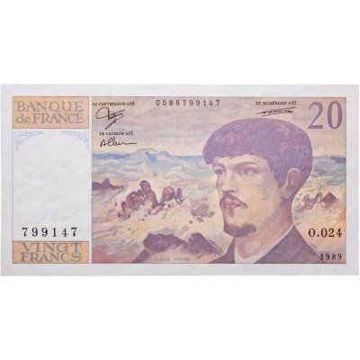 купить Франция 20 франков 1989 года (Pick 151)