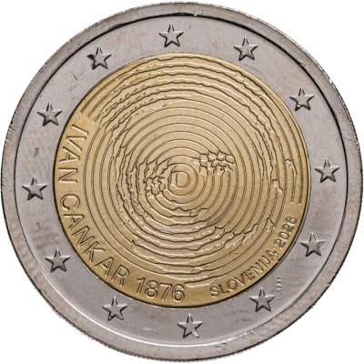 купить Словения 2 евро (euro) 2026 "150 лет со дня рождения Иван Цанкар"