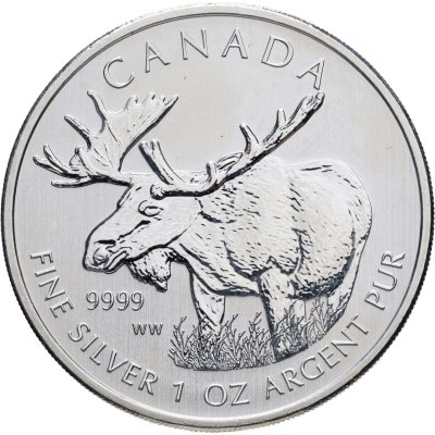 купить Канада 5 долларов (dollars) 2012 "Дикая фауна Канады - Лось"