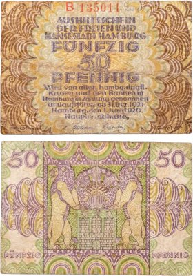 купить Германия (Гамбург) 50 пфеннигов 1921