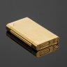Купить Зажигалка газовая "Davidoff" в оригинальном футляре, металл, золочение, искусственная кожа, Швейцария, 1990-2000 гг.