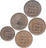 Купить Гернси набор из 5 монет 1971-1989