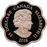 Купить Канада 15 долларов 2018 Китайский гороскоп - год собаки лотус",    в футляре, с сертификатом