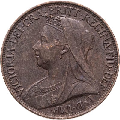 купить Великобритания 1 фартинг (farthing) 1899