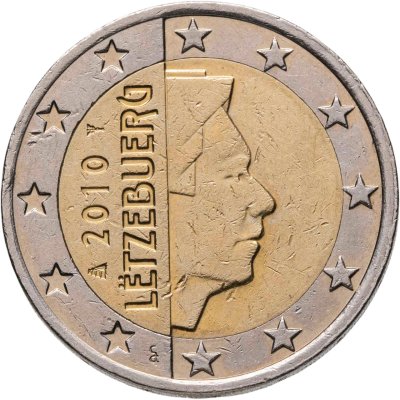 купить Люксембург 2 евро (euro) 2010
