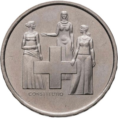 купить Швейцария 5 франков 1974 "100 лет Конституции"
