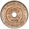 Купить Родезия и Ньясаленд 1/2 пенни (penny) 1958