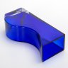 Купить Ваза оригинальной формы, Jozefina Krosno, стекло, Польша, 1980-1990 гг.
