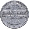 Купить Германия (Веймарская республика)  50 пфеннигов (pfennig) 1922 G знак монетного двора "G" — Карлсруэ