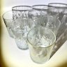 Купить Набор из 6-ти стаканов, украшенных цветочным декором, стекло, матирование, золочение, стекло, матирование, золочение, Россия, 2000-2020 гг.